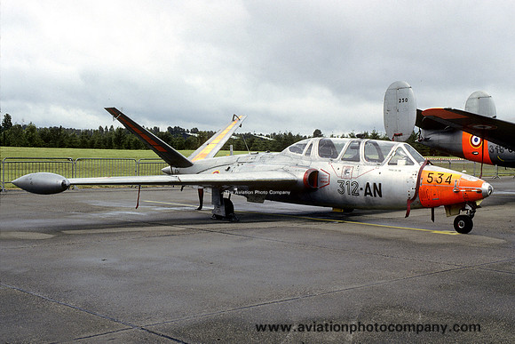 French Air Force GI312 Fouga CM.170 Magister 534/312-AN (1985)