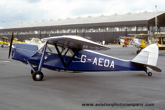 De Havilland DH80 Puss Moth G-AEOA (1982)