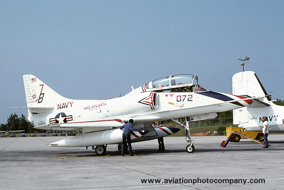 US Navy Atlanta Douglas TA-4J Skyhawk 155072/7B (1977)