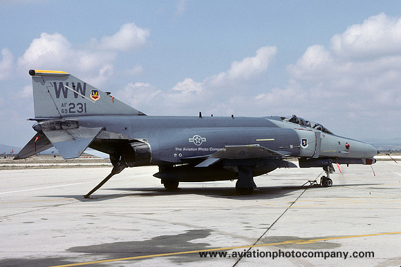 USAF 35 FW 561 FS McDonnell F-4G Phantom 69-7231/WW (1992)