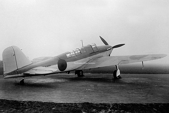 Royal Navy Fairey Fulmar I N1854