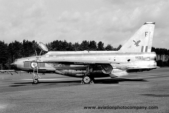 RAF 23 Squadron English Electric Lightning F.6 XR727/F (1971)