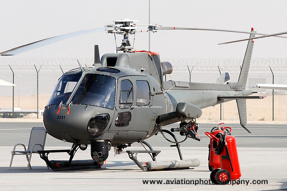 UAE Air Force Aerospatiale AS.530 2331 at the Dubai Airshow (2013)