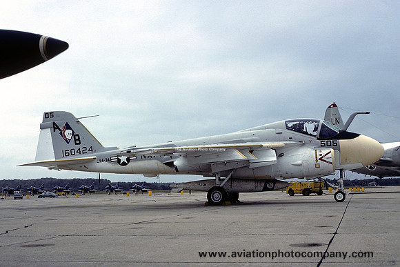 US Navy VA-34 Grumman A-6E Intruder 160424/AB-505 (1977)