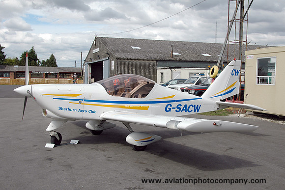 Sherburn Aero Club Aero AT-3 G-SACW at Sherburn (2015)