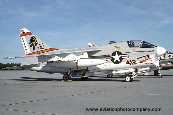 US Navy VA-87 LTV A-7E Corsair 159969/AE-412 (1976)