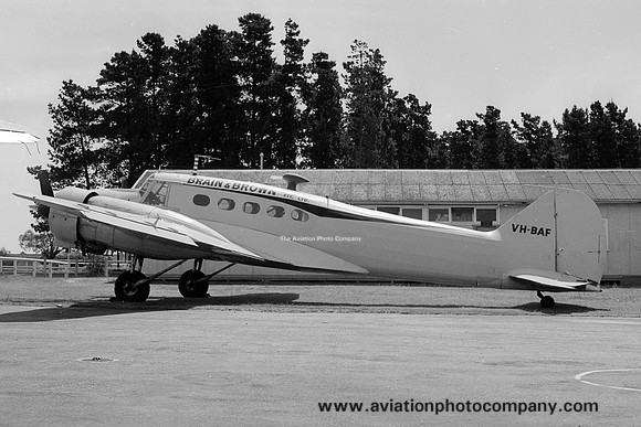 Brain and Brown Avro Anson VH-BAF (1966)