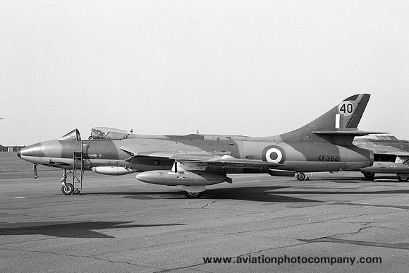 RAF 229 OCU Hawker Hunter F.6 XF382 at RAF Wattisham (1968)