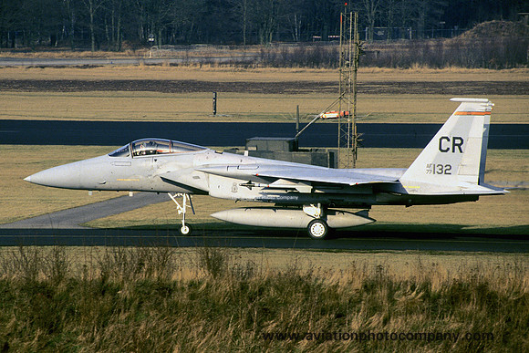 USAF 32 TFS McDonnell Douglas F-15A Eagle 77-0132/CR (1992)