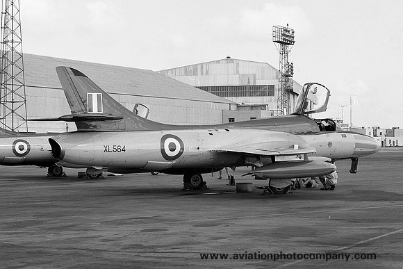 ETPS Hawker Hunter T.7 XL564 at RAF Luqa (1970)