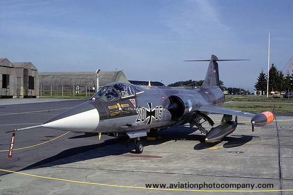 German Air Force JBG34 Lockheed F-104G Starfighter 20+05 (1981)