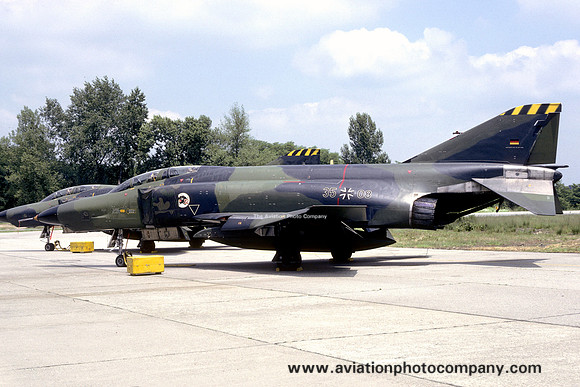 West German Air Force AKG52 McDonnell RF-4E Phantom 35+08 (1988)
