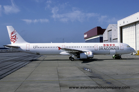 Dragonair Airbus A321-200 G-OZBC at Luton (2000)