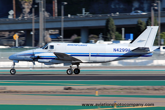 Ameriflight Beech 99 N4299A at San Diego IAP (2013)