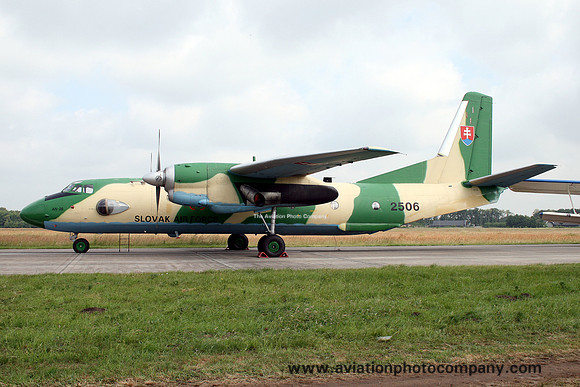 Slovakian Air Force Antonov An-26 2506 at the Volkel Airshow (2013)