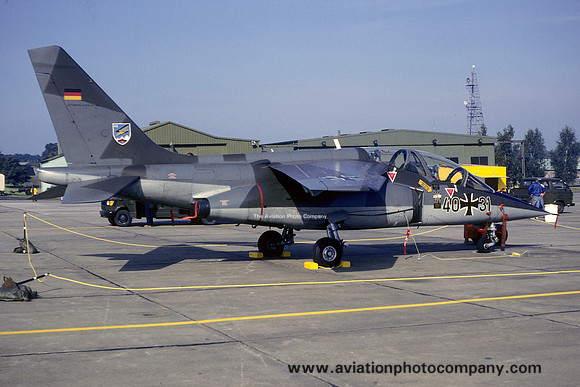 German Air Force JBG49 Dassault/Dornier Alpha Jet 40+31 (1981)