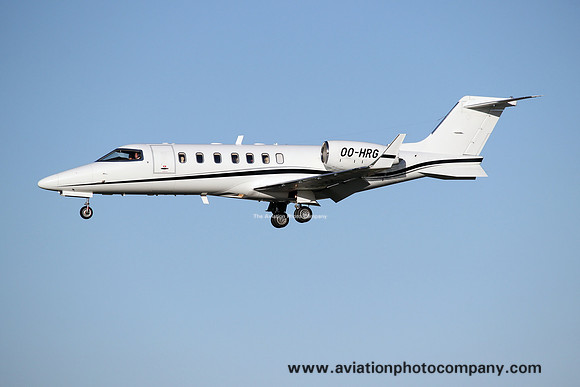 Air Service Liege Learjet 40 OO-HRG at Manchester (2024)