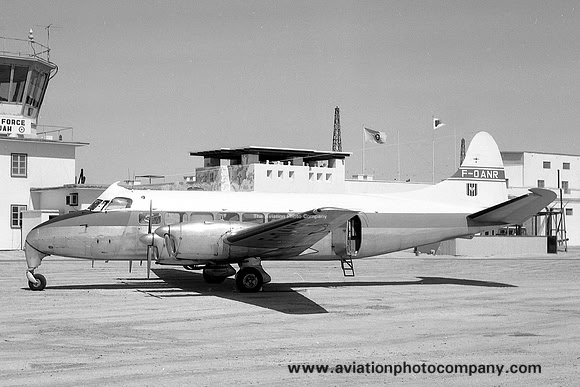 Europe Aero Service De Havilland Heron 1B F-OANR at RAF Sharjah (1966)