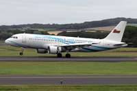 Omani Air Force Airbus A320-214 ACJ Prestige 554 at Prestwick (2024)