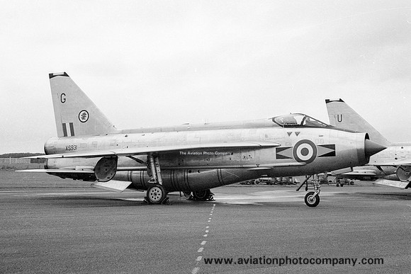 RAF 11 Squadron English Electric Lightning F.6 XS931/G (1968)