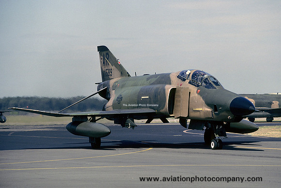 USAF 10 TRW 1 TRS McDonnell RF-4C Phantom 68-0589/AR (1984)