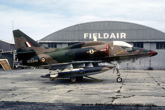 RNZAF 75 Squadron Douglas A-4K NZ6208 (1982)
