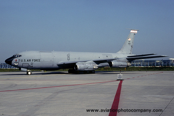 USAF Illinois ANG 108 ARS Boeing KC-135E Stratotanker 59-1487 at Rhein Main (1999)