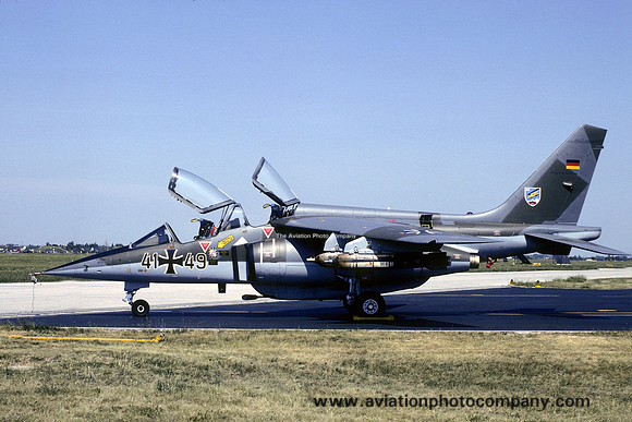 German Air Force JBG49 Dassault/Dornier Alpha Jet 41+49 (1982)