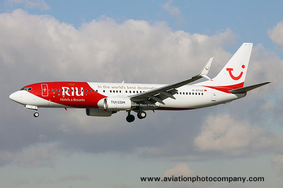 TUIfly Boeing 737-800 D-ATUZ at Manchester (2016)