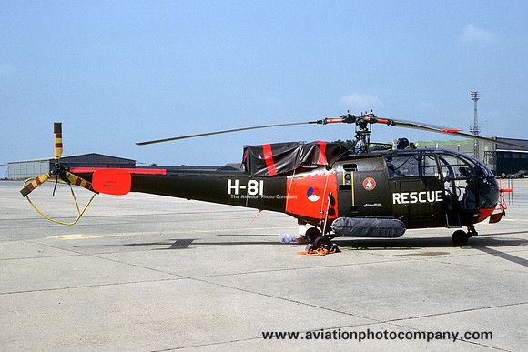 Dutch Air Force SAR Flight Sud Alouette III H-81 (1988)