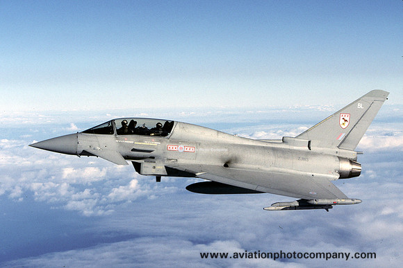 RAF 29 Squadron BAE Typhoon T.1 ZJ813/BL (2008)