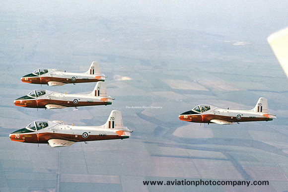 RAF 1 FTS Hunting Jet Provost T.5A XW310 formation