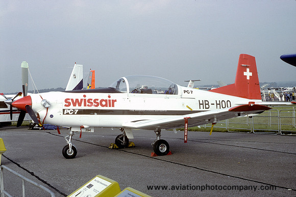 Swissair Pilatus PC-7 HB-HOO (1982)