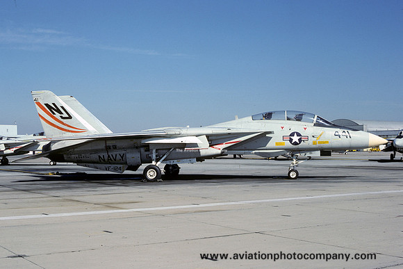US Navy VF-124 Grumman F-14A Tomcat 160695/NJ441 (1981)