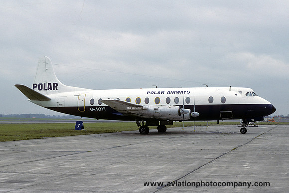 Polar Airways Vickers Viscount G-AOYI (1982)