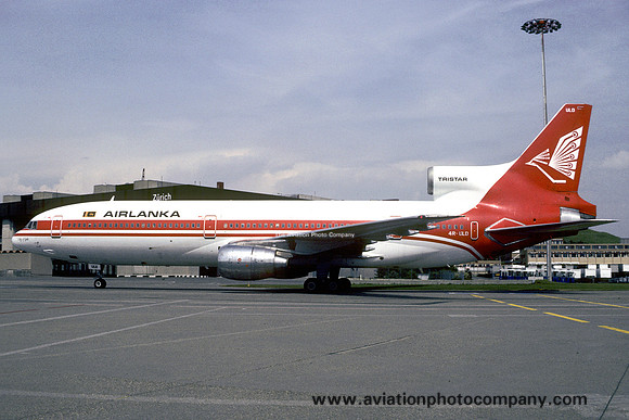 Air Lanka Lockheed Tristgar 4R-ULD at Zurich (1983)
