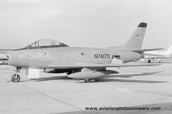 Flight Systems Canadair CL-13 Sabre Mk.5/QF-86E N74170 (ex 23320) (1978)