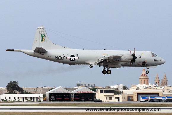 US Navy VP-4 Lockheed P-3C Orion 158224/224 at Malta Luqa (2013)