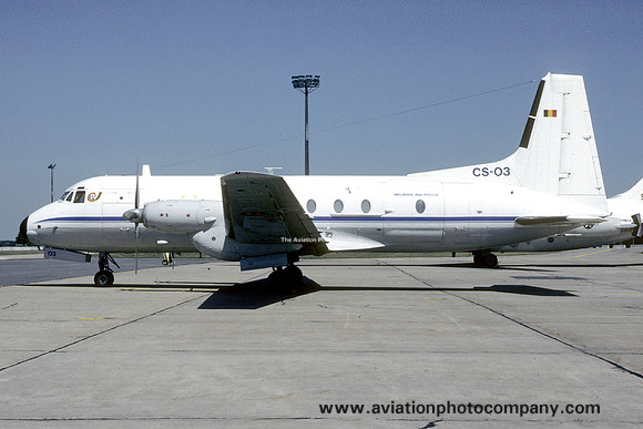 Belgian Air Force 15 Wing Hawker Siddeley HS748 CS-03 (1988)