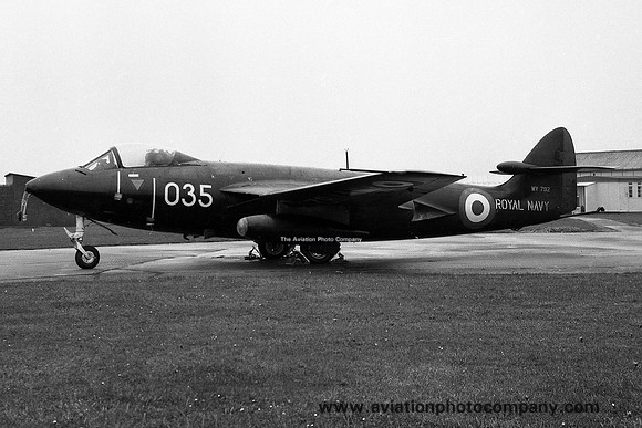 Royal Navy 776 FRU Hawker Sea Hawk FGA.6 WV792 (1967)