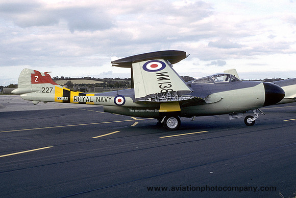 Royal Navy Fleet Air Museum De Havilland Sea Venom FAW.22 WW138 (1993)