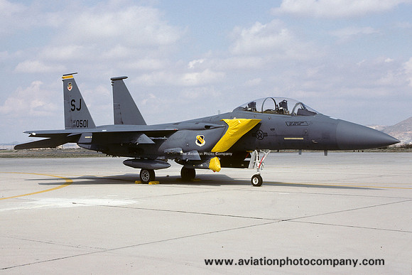 USAF 4 WG 336 FS McDonnell Douglas F-15E Strike Eagle 89-0501/SJ (1992)