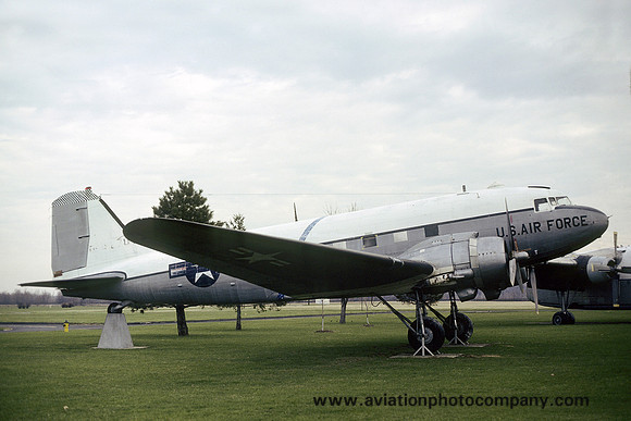 USAF Douglas C-47A Skytrain 43-49270 displayed at Grisson AFB (1979)