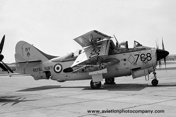Royal Navy 849 Squadron Fairey Gannet AS.6 XA460/BY768 (1968)