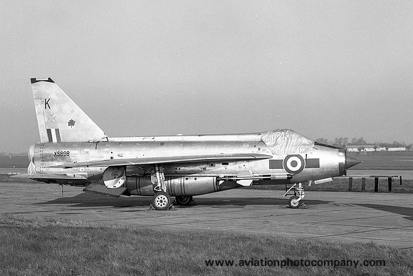 RAF 5 Squadron English Electric Lightning F.6 XS898/K with Maltese cross marks (1968)