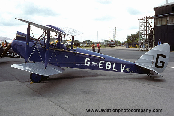 De Havilland DH60 Moth Cirrus G-EBLV (1982)