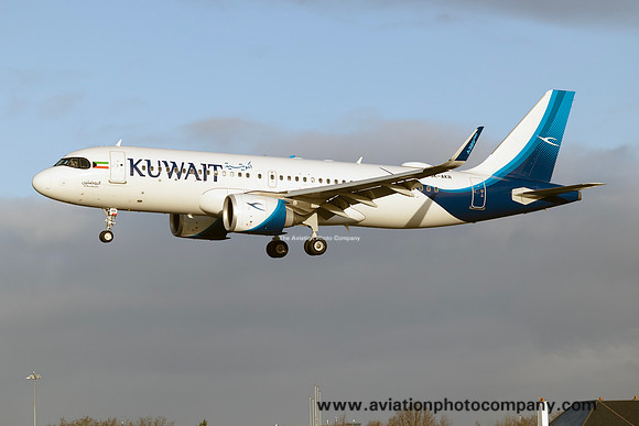 Kuwait Airways Airbus A320-251N 9K-AKR at Manchester (2024)