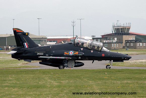 RAF 4 Squadron BAE Hawk T.2 ZK022/M at RAF Valley (2013)