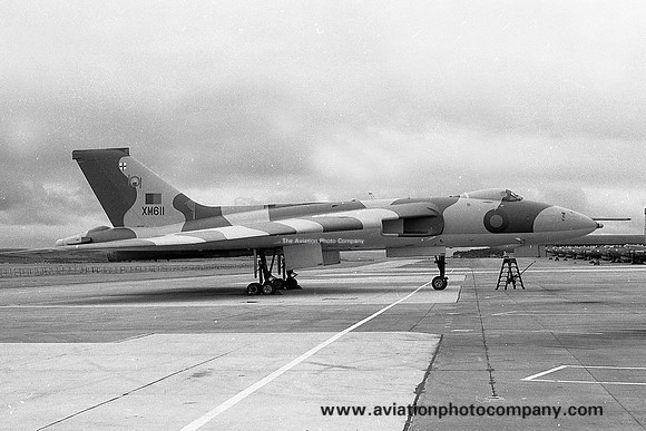 RAF 101 Squadron Avro Vulcan B.2 XM611 at RAF Lossiemouth (1979)