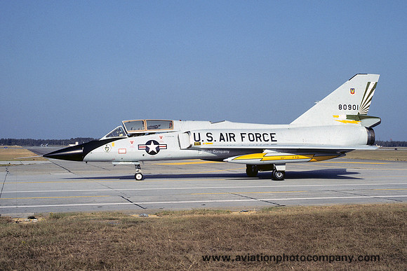USAF 49 FIS Convair F-106B Delta Dart 58-0901 (1984)